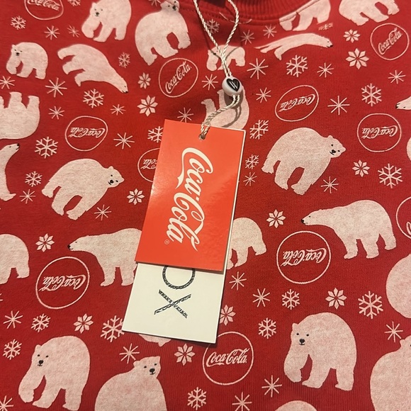 NWT Wildfox Coca-Cola Coke Fifi Aura Orange Red Sweatshirt size Medium - Picture 12 of 12